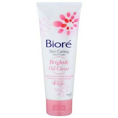 Biore Pure Oil Cleaner Facial Foam Face Wash for Women